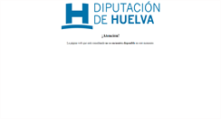 Desktop Screenshot of cambioclimatico.diphuelva.es